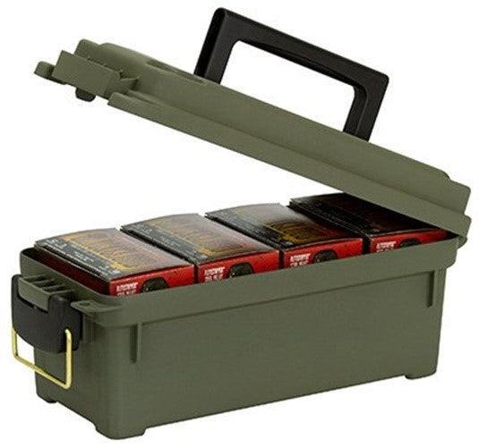 Shell Box 4 Boxes Ammo Box 13.62" x 5.6" x 5.6" Plastic Olive Drab