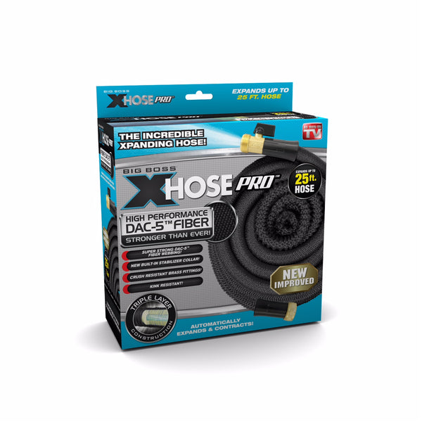 Xhose Pro Dac 5, 25 ft, The Original Expandable Garden Hose, Lightweight & Durable
